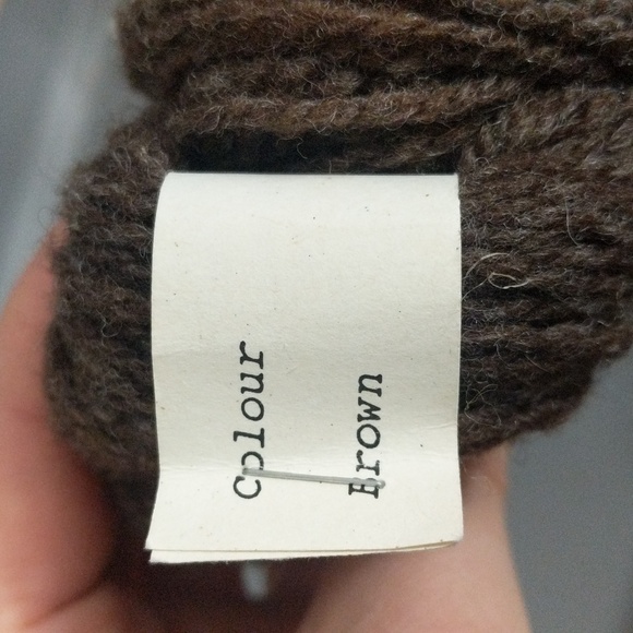 #46.NWT Lot of 3 Shelridge Farm 100% Merino Wool Yarn. Color: Brown - Picture 5 of 6